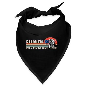 Ron DeSantis 2024 - Make America Florida, USA - Bandana - Schwarz - Vorne