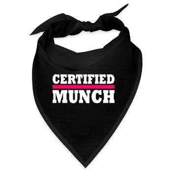 Certified munch - Bandana - Schwarz - Vorne