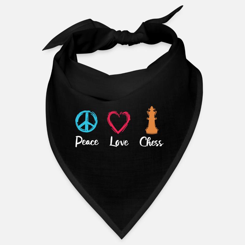 Frieden Liebe Schach Bandana