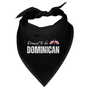 Stolzer Dominikaner - Bandana - Schwarz - Vorne