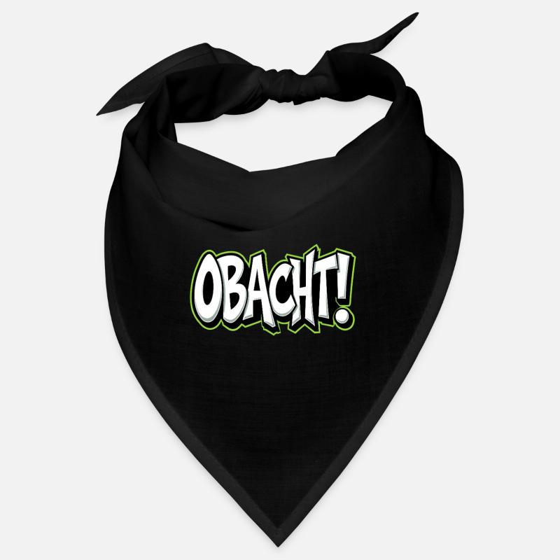 Caution Bavarian Saying Dialect Warning Bandana