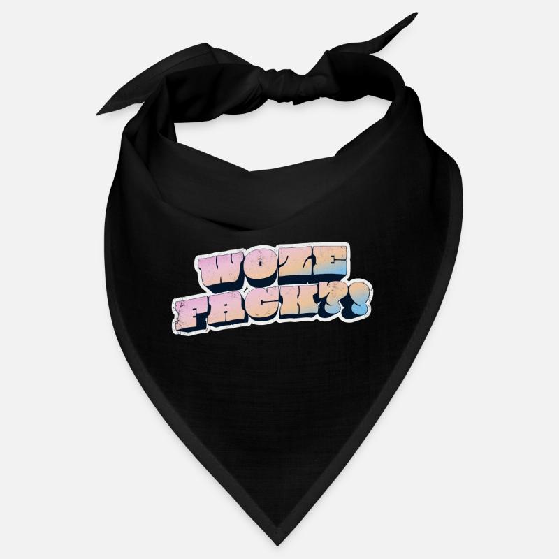 Wow Face Pastel Graffiti Style Bandana