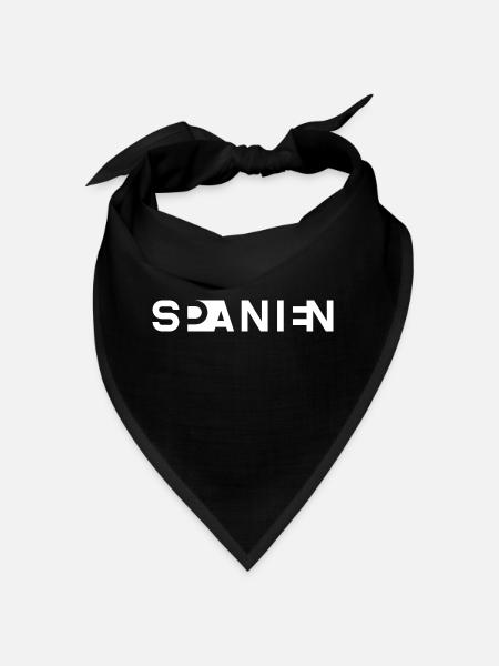 ESPAGNE – Espagne – Espagne – Europe - Bandana - noir - Devant