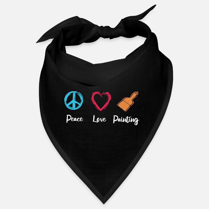 Frieden Liebe Malen Bandana