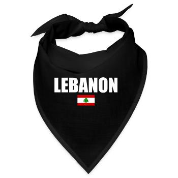 Libanon - Bandana - Schwarz - Vorne