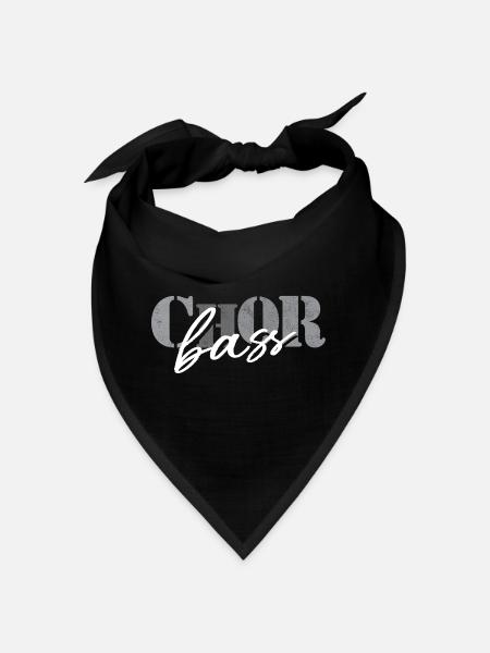 Choir Bass - Bandana - black - Front