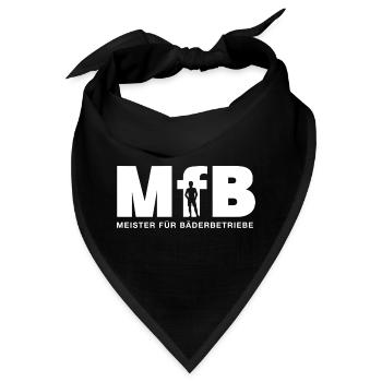 MfB Meister für Bäderbetriebe Bademeister - Bandana - Schwarz - Vorne