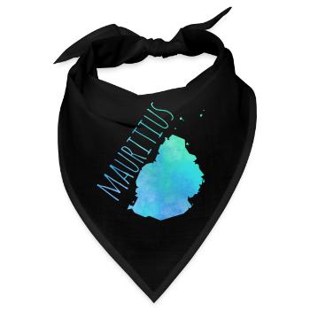 Mauritius - Bandana - Schwarz - Vorne
