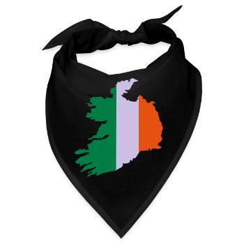 Irland - Bandana - Schwarz - Vorne