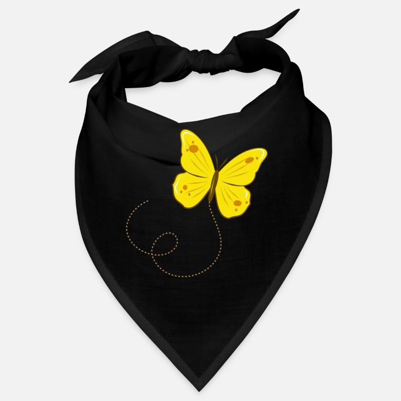 Papillon papillon citron dansant dans les airs Bandana