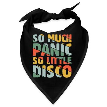 So much Panic so little Disco - Bandana - Schwarz - Vorne