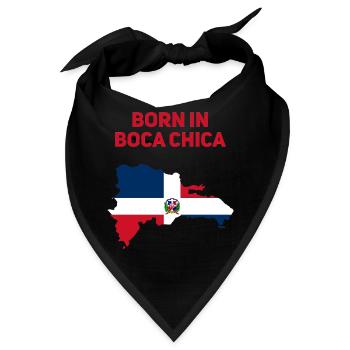 Boca Chica Dominikanische Republik - Bandana - Schwarz - Vorne