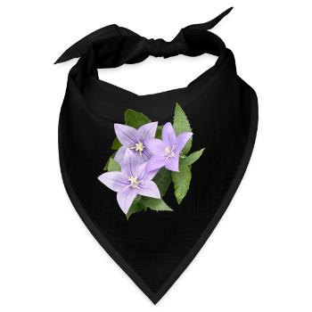 PURPURNE BALLONBLUME - Bandana - Schwarz - Vorne