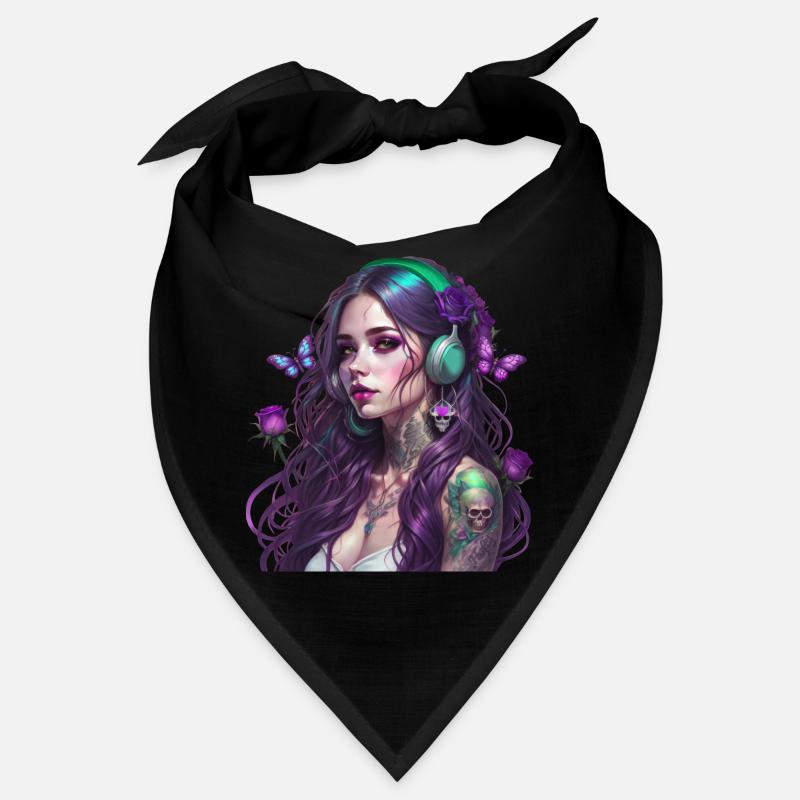 Die Fee des Waldes - Bandana - Schwarz