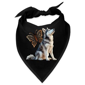 Husky - Bandana - Schwarz - Vorne
