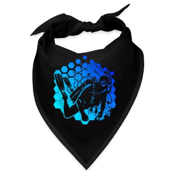 Scuba Diver Diver Scuba Tauchen Diving - Bandana - Schwarz - Vorne