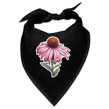 Echinaceapflanze 1 Blüte - Bandana - Schwarz - Vorne