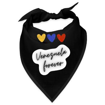 Venezuela für immer - Bandana - Schwarz - Vorne