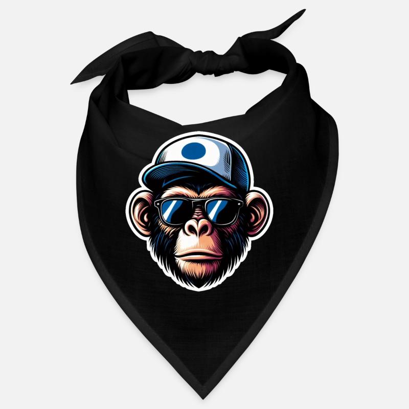 Monkey Glasses Cap Bandana