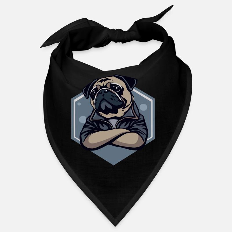 Chien carlin Bandana
