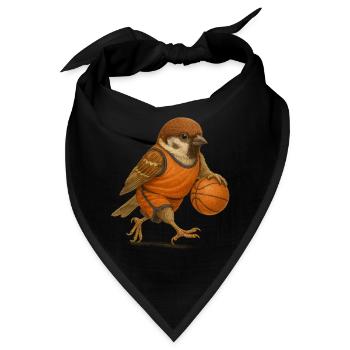 Ulmer Spatzen Basketball - Bandana - Schwarz - Vorne