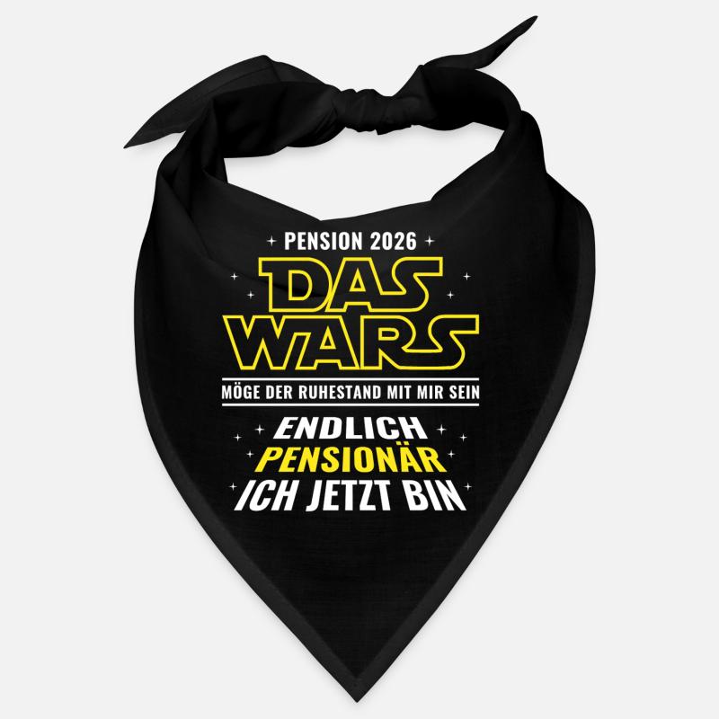 Pension 2026 Das wars - Endlich Pensionär ich bin Bandana