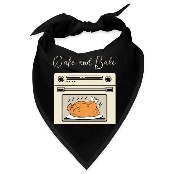 Thanksgiving Mama Mutter Oma Großmutter - Bandana - Schwarz - Vorne