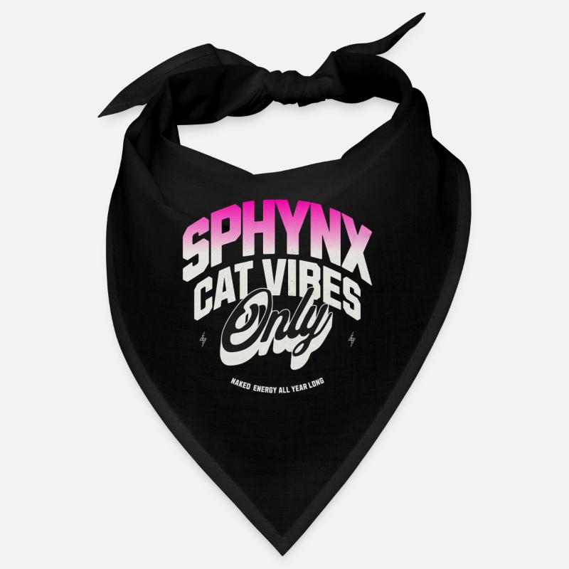 Sphynx Cat Vibes  Bandana