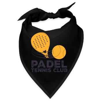 Ich kann kein Padel haben - Bandana - Schwarz - Vorne