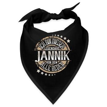 Jannik - Bandana - Schwarz - Vorne