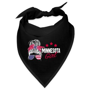 Minnesota - Bandana - Schwarz - Vorne