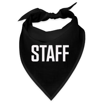 Staff - Bandana - Schwarz - Vorne