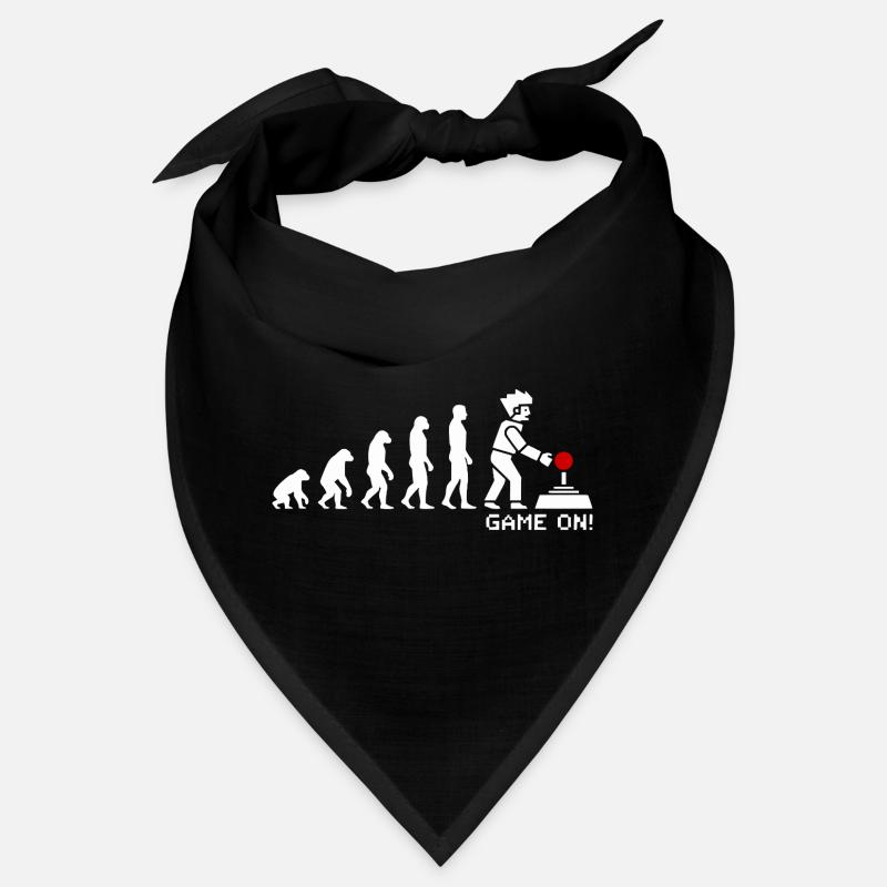Game On Evolution: Gaming Button Gamer Nerd Bandana