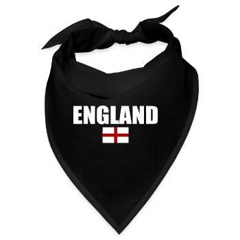 England - Bandana - Schwarz - Vorne