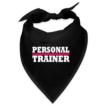 Personal trainer - Bandana - Schwarz - Vorne