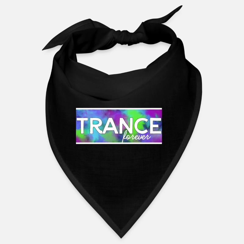 Trance forever - Bandana - black