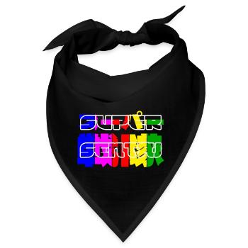 Super-Sentai - Bandana - Schwarz - Vorne