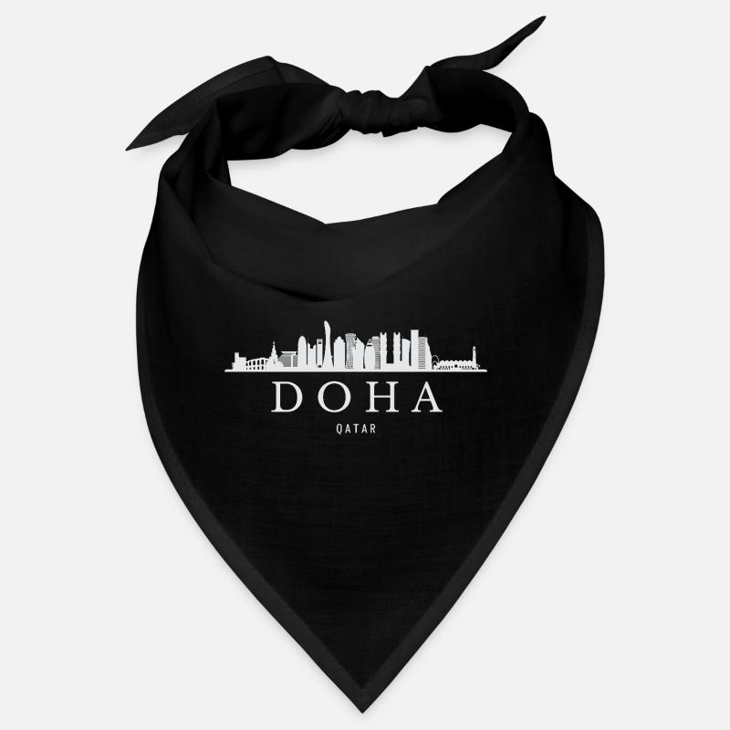 Doha Skyline, Doha Qatar Bandana
