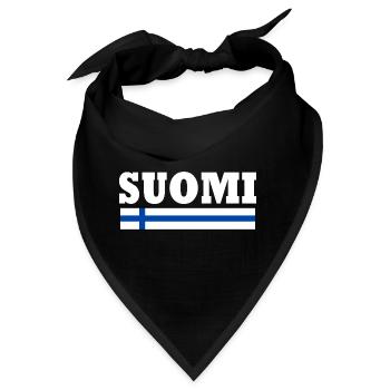 Suomi - Bandana - Schwarz - Vorne