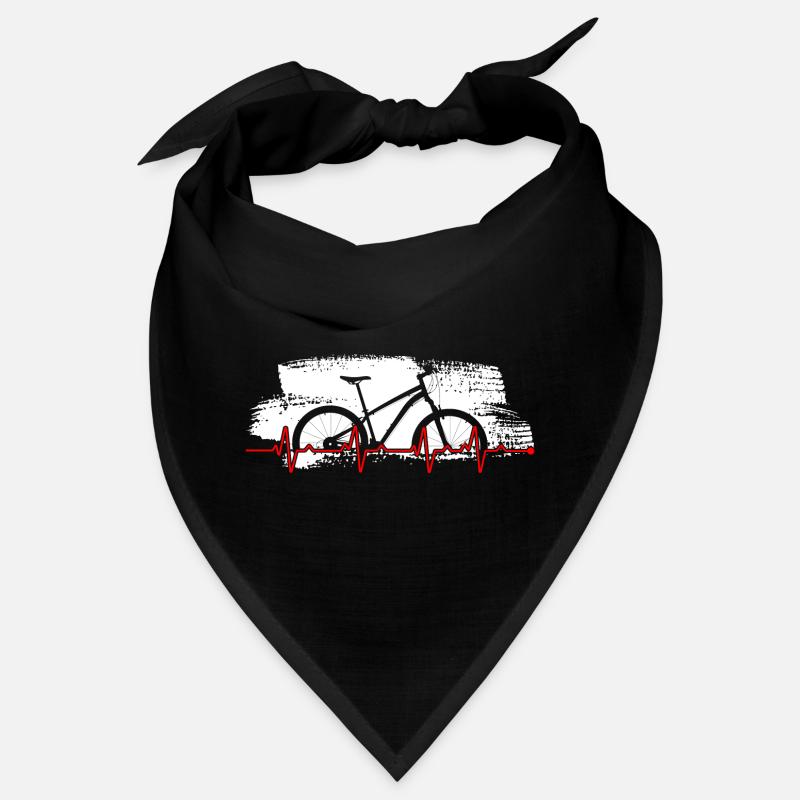 Graphique de battement de cœur de vélo Bandana