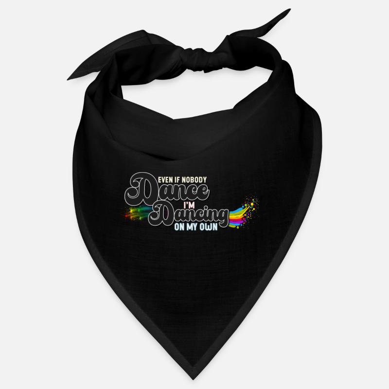 Im Dancing on my own with rainbow design Bandana