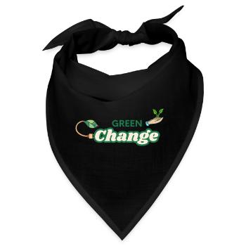 Green Change - Bandana - Schwarz - Vorne