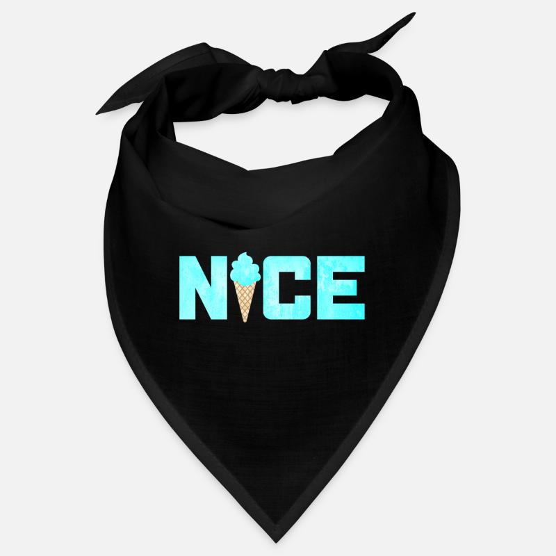Nice Eis Icecream Eiscreme Sommer Urlaub Fun Fan Bandana