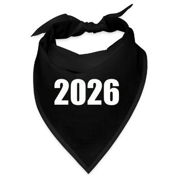 2026 - Bandana - Schwarz - Vorne