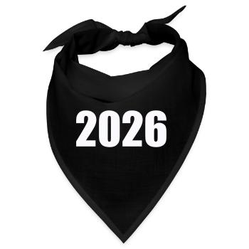2026 - Bandana - Schwarz - Vorne