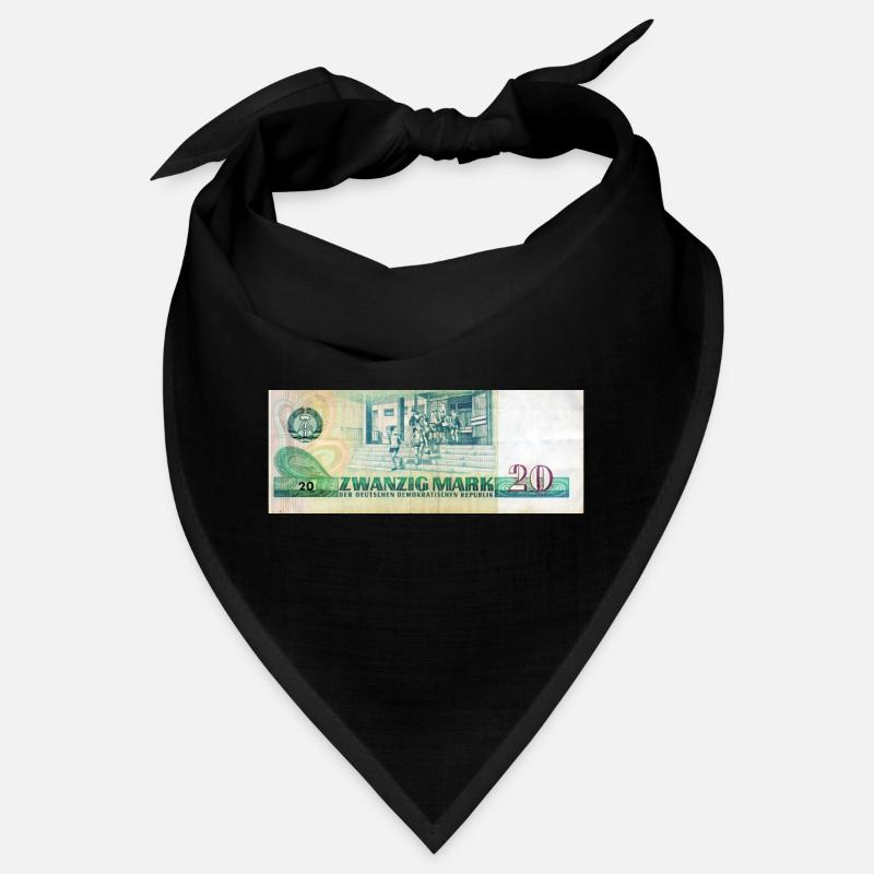 20 mark der ddr - Bandana - noir