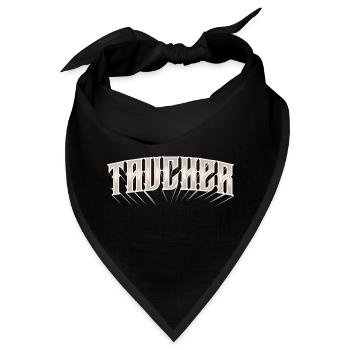 Taucher Tauchen - Bandana - Schwarz - Vorne