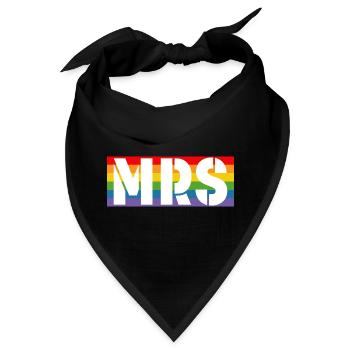 Rainbow shirt MRS - Bandana - Schwarz - Vorne
