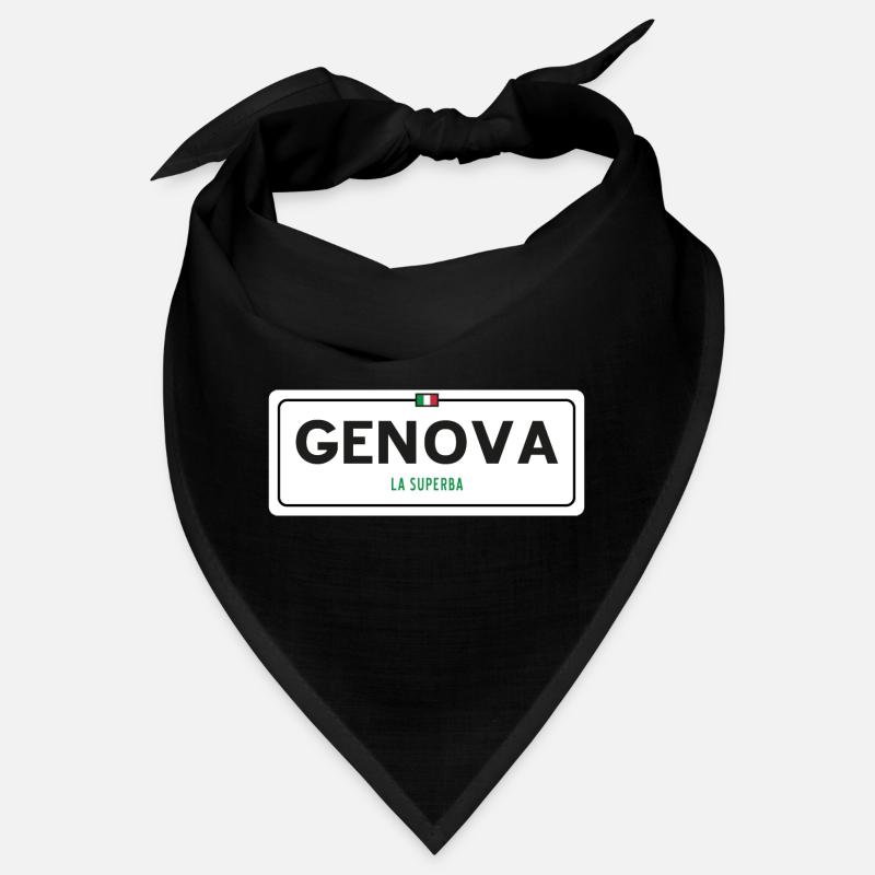 Panneau toponymique de Gênes Bandana