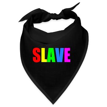 Slave - Bandana - Schwarz - Vorne